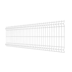 Panneau de clôture grillagé Arista blanc 63 x 200 cm
