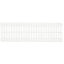 Panneau de clôture grillagée Blooma Louga blanc 198,5 x h.63 cm