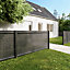 Panneau de clôture grillagée Blooma Louga gris 200 x h.103 cm