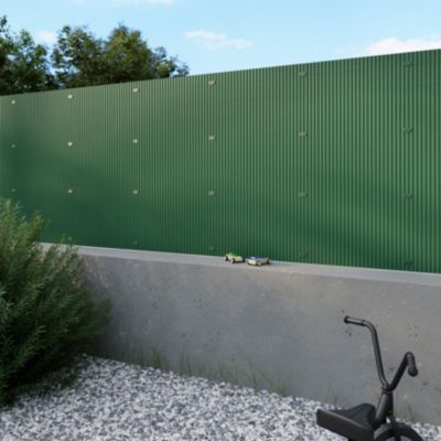 Panneau de clôture grillagée Blooma Louga vert 198,5 x h.103 cm