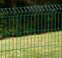 Panneau de clôture grillagée Blooma Louga vert 198,5 x h.193 cm