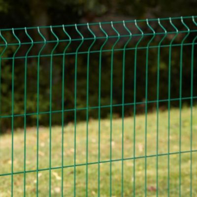 Panneau de clôture grillagée Blooma Louga vert 200 x h.123 cm