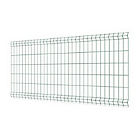 Panneau de clôture grillagée maille 200 x 75 mm vert 250 x h.103 cm