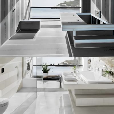 Panneau de construction wedi XL 250 x 90 cm épaisseur 12,5 mm