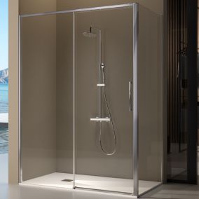 Panneau de douche lateral fixe pour paroi de douche DELTA chrome 76.5-79 cm