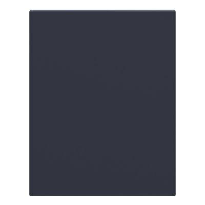 Panneau de finition bas côté droite Goodhome Garcinia et Stevia bleu mat H. 72 cm x l. 57 cm x Ep. 18 mm