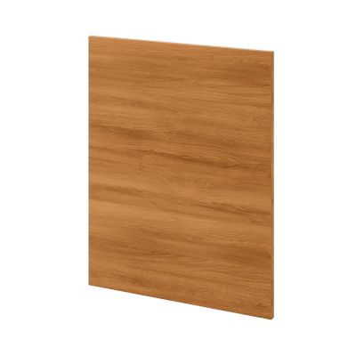 Panneau de finition bas côté gauche Goodhome Chia décor chêne fumé H. 72 cm x l. 57 cm x Ep. 18 mm