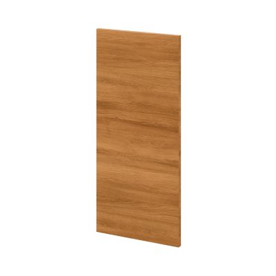 Panneau de finition haut Goodhome Chia décor chêne fumé H. 72 cm x l. 32 cm x Ep. 18 mm