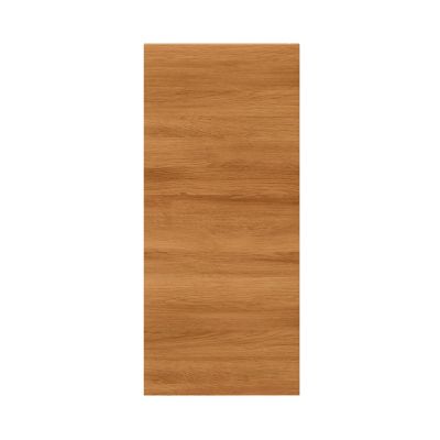 Panneau de finition haut Goodhome Chia décor chêne fumé H. 72 cm x l. 32 cm x Ep. 18 mm