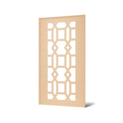 Panneau décoratif 4 pour pergola chêne clair H.225 x l.120 cm 4ALU