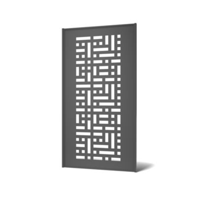 Panneau décoratif vertical pour pergola Vali l.120 x h.225 cm gris RAL 7016