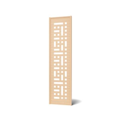 Panneau décoratif vertical pour pergola Vali l.60 x h.225 cm coloris chêne clair