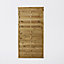 Panneau droit bois Blooma Douro vert 35 mm 90 x h.180 cm