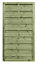 Panneau droit bois Blooma Hamme vert 45 mm 90 x h.180 cm