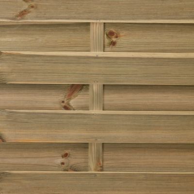 Panneau droit de clôture en bois traité ép.35 mm L.180 x H.180 cm, Douro