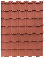 Panneau Easy-Tuile rouge - 113,5 x 86 cm