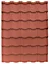 Panneau Easy-Tuile rouge - 113,5 x 86 cm