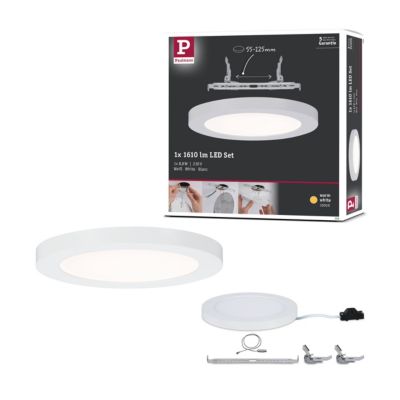 Panneau encastré LED Cover-it Promo rond 165 mm 8,8W 880lm 3000K Blanc dépoli