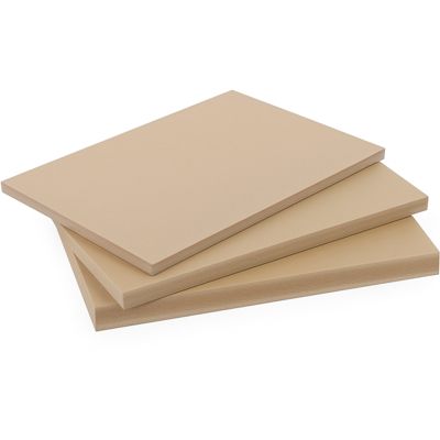 Panneau fibre composite plat et lisse Beige (sable), ep.10 mm, l.61 cm, L.250 cm