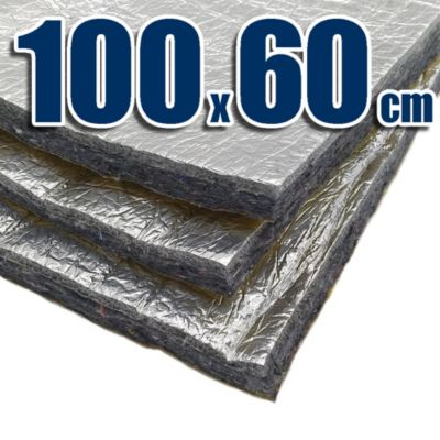Panneau isolant acoustique spécial (100 cm x 60 cm) - Isolation acoustique et thermique pour maisons, bureaux, véhicules, caravane