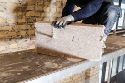Panneau isolant en fibres végétales et recyclées Knauf Thermasoft Natura - 0,6 x 1,25 m ép.100 mm R.2,6 m²K/W