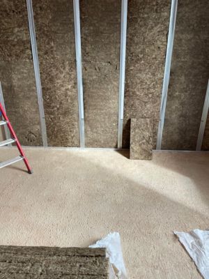 Panneau isolant laine de roche Rockwool Rockmur kraft - L.135 x l.60 x ép. 10 cm
