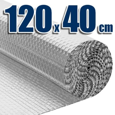 Panneau isolant pour caissons de volets roulants (120 x 40 cm). Empêche l'entrée de la chaleur et du froid. Placement facile