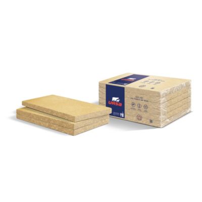 Panneau isolant semi-rigide en fibres de bois Ursa Upwood L.122 x l.60cm EP.100 mm R 2,75 m² K/W