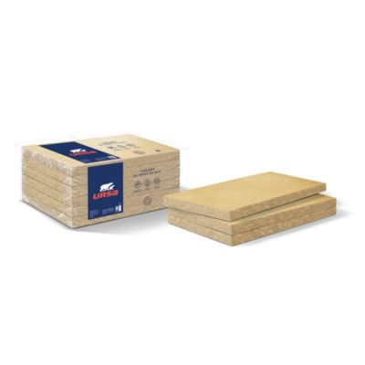 Panneau isolant semi-rigide en fibres de bois Ursa Upwood L.122 x l.60cm EP.100 mm R 2,75 m² K/W