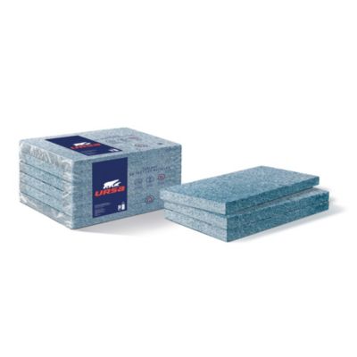 Panneau isolant textile recyclé semi-rigide Ursa Uptex L.125 x l.6 cm x ép.100 mm R.2,7 m² K/W