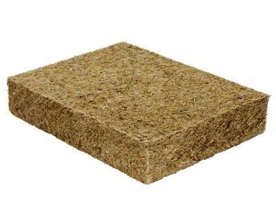 panneau isolant thermo acoustique en paille de riz ecorizol ep 145 mm castorama