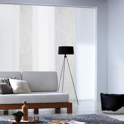 Panneau japonais arbre blanc l.45 x H.260 cm
