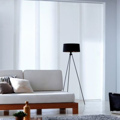 Panneau japonais blanc transparent l.45 x H.260 cm Madeco