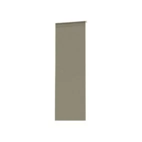 Panneau japonais gris taupe Luxe l.45 x H.260 cm