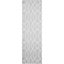 Panneau japonais Madeco Curve blanc et gris l.45 x H.260 cm