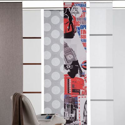 Panneau japonais tamisant blanc l.45 x H.260cm Madeco