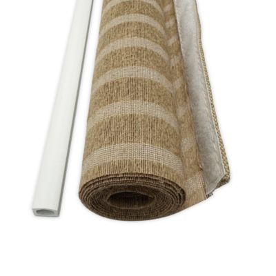 Panneau japonais tamisant en toile de jute beige l.45 x H.260cm Madeco