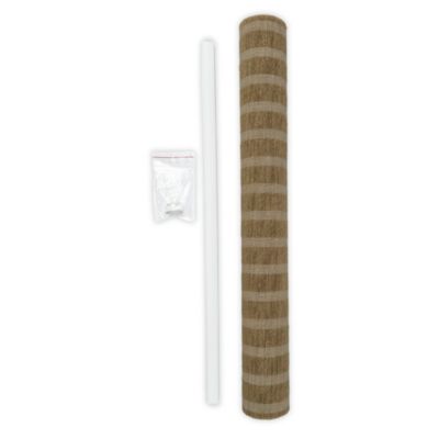 Panneau japonais tamisant en toile de jute beige l.45 x H.260cm Madeco
