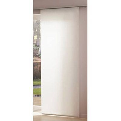 Panneau japonais tamisant Madeco blanc l.45 x H.260 cm
