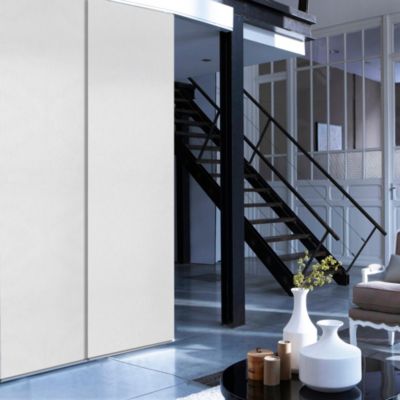 Panneau japonais thermique uni blanc l.45 x H.260cm Madeco
