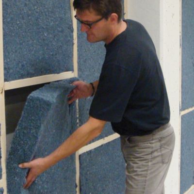 Panneau laine de coton Metisse - 0,6 x 1,2 m ép.145 mm R. 3,7 m²K/W