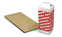 Panneau laine de roche Rockwool Rockcalm - 0,6 x 1,35 m ép.40 mm