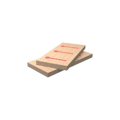 Panneau laine de roche Rockwool Rockcomble Kraft - 0,6 x 1,35 m ép.210 mm