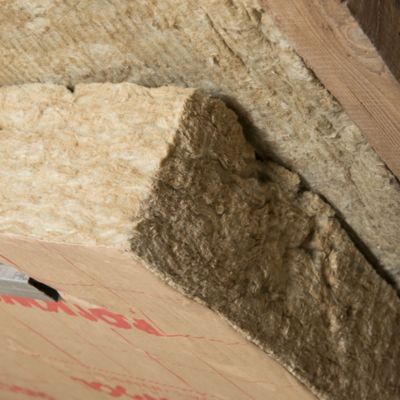 Panneau laine de roche Rockwool Rockcomble Kraft - 0,6 x 1,35 m ép.210 mm