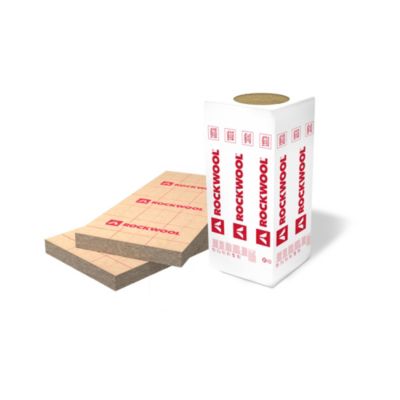 Panneau laine de roche Rockwool Rockcomble kraft - 0,6 x 1,35 m ép.210 mm