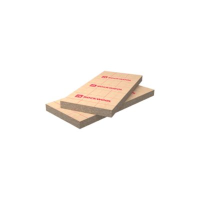 Panneau laine de roche Rockwool Rockmur kraft - 0,6 x 1,35 ép.140 mm (lot de 5 panneaux)