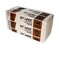 Panneau laine de verre et fibres de bois Isover Isoduo 36 - 0,6 x 1,2 m ép.145 mm (vendu lot de 13 panneaux)