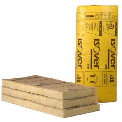 Panneau Laine De Verre Isover Pb Kraft 0 6 X 1 35 M Ep 100 Mm R 2 65m K W Vendu Au Panneau Castorama