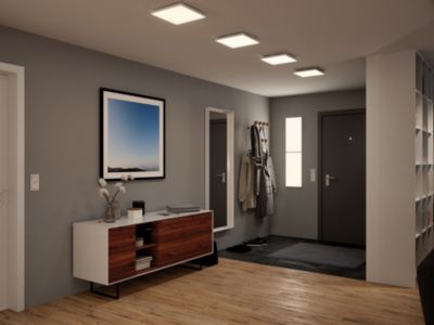 Panneau LED 3-Step-Dim Velora carré 225x225 mm 12W 1200lm 3000K Blanc gradable