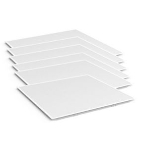 Panneau LED 60x60 40W Blanc (Pack de 6) - Blanc Froid 6000K - 8000K - SILAMP